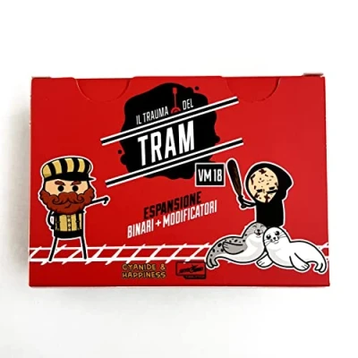Image of Asmodee Trauma of Tram: Tracks and Modifiers, Expansion Card Game for Adults, English Edition, 8532