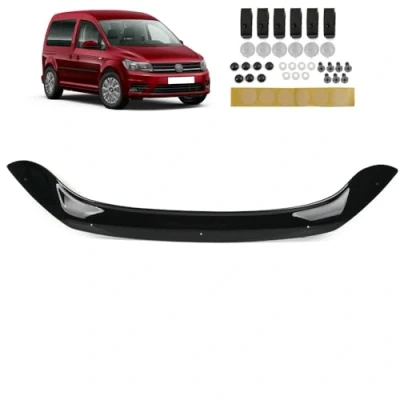 Image of ROBUST Bonnet Wind Stone Deflector Protector Guard Bra For Volkswagen Caddy &amp; Maxi 2015 2020
