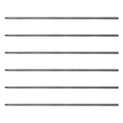 Image of edding 8881 deep hole pencil refill leads set of 6 graphite 2,8 mm nib for precise marking on rough &amp; smooth surfaces like wood, plastic, cardboard, metal and tiles