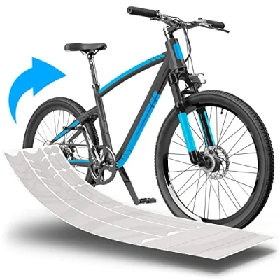 Image of Bike Paint Protection Film for Mountain Bike, BMX, Racing Trekking etc. 21 piece Frame Set Against Stone Chipping Transparent Glossy &amp; self adhesive