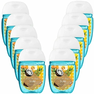 Image of HandiGel Pocket Size Hand Sanitizers Antibacterial Gel, 29ml (10x Fun in the sun)