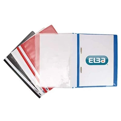 Image of Elba Pocket Report File A4 Assorted (Pack of 25) 400055040+ Finchley Pen Free