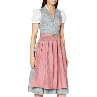 Image of Stockerpoint Women&#039;s Monroe Dirndl Special Occasion Dress, Antique Pink, 8