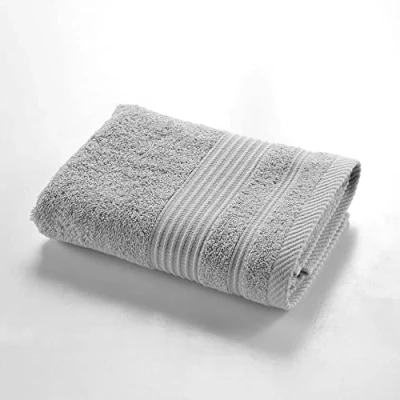 Image of Douceur d&#039;Intérieur, Hand Towel 50 x 90 cm Pearl Grey, 100% Cotton, Tenderness