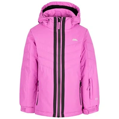 Image of Trespass Girls Ski Jacket Lightly Padded Removable Hood Annalisa