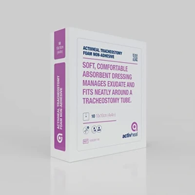 Image of ActivHeal Foam Tracheostomy Dressing, 10 x cm