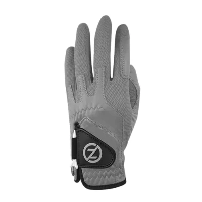 Image of Zero Friction Men&#039;s Cabretta Elite Left Hand Golf Glove, One Size, Grey