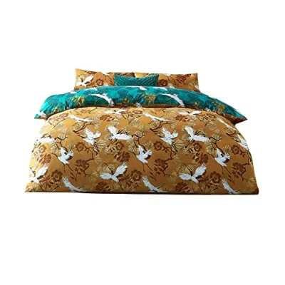 Image of furn. Demoiselle Duvet Cover Set, Teal, 137 x 200 cm