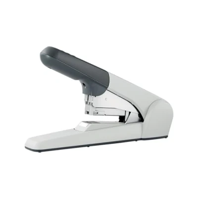 Image of Leitz Heavy Duty Stapler, 60 Sheet Capacity, Ergonomic Metal Body, Includes Staples, Flat Clinch 55520084 Silver
