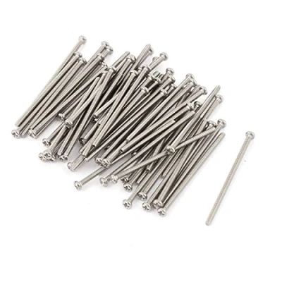 Image of Sourcingmap M2 x 40mm 304 Stainless Steel Phillips Round Head Screws Bolt 60pcs