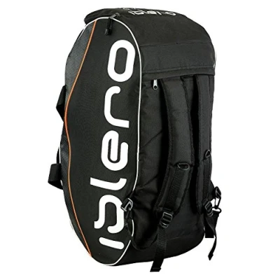 Image of Islero Gym Sports kit Bag Backpack Duffle Football Fitness Training MMA Boxing Luggage Travel (Black)