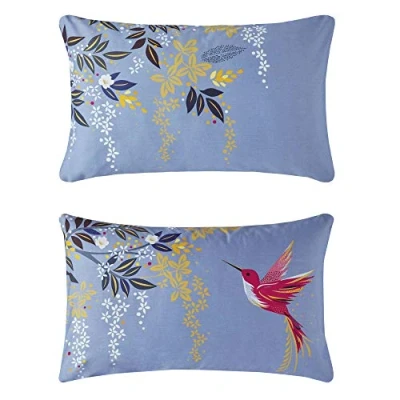 Image of Sara Miller Hummingbird Bedding Bedding: Pillowcase Set of 2, Standard 50x75cm