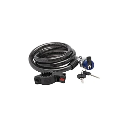Image of Sterling 152K Braided Steel Locking Cable, Black, 15 mm x 1.8 m