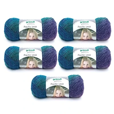 Image of Gründl Pacific Lace Pack of 5, Parrot 02, 5X 100g