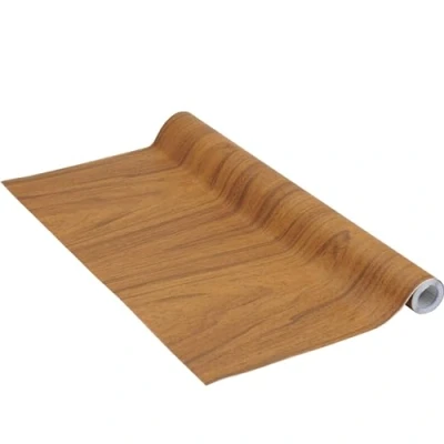 Image of Venilia Wood Effect Adhesive Film, Walnut, Decorative Grain Furniture Pattern Self 45 cm x 3 m, 95 µm (Thickness: 0.095 mm), 53150