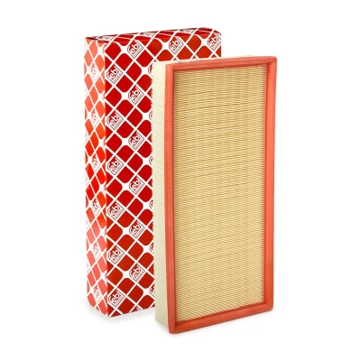 Image of 7L0129620 Air Filter FEBI BILSTEIN 24396 60mm 185mm 395mm Insert AUDI: Q7, PORSCHE: Cayenne, VOLKSWAGEN: Touareg I