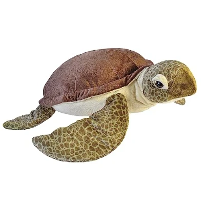 Image of Wild Republic Jumbo Sea Turtle Giant Plush Soft Toy, Gifts for Kids, 76 cm