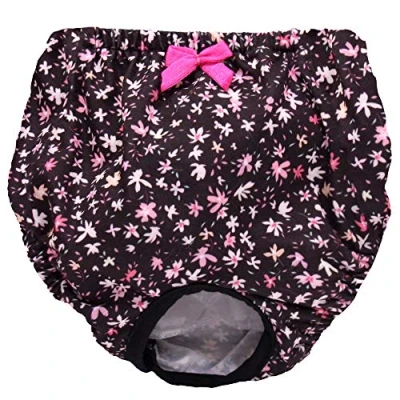 Image of CROCI Hygienic Knickers Doggy Pants, Pink Rouches, 25/30 cm, Small