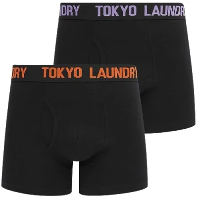 Image of Tokyo Laundry Men&#039;s &#039;Walkers&#039; 2 Pack Boxer Shorts Set