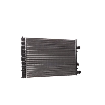 Image of RM1132 Engine radiator VALEO 731267 Aluminium 628mm 378mm 34mm with coolant regulator Mechanically jointed cooling fins VOLKSWAGEN: GOLF 3
