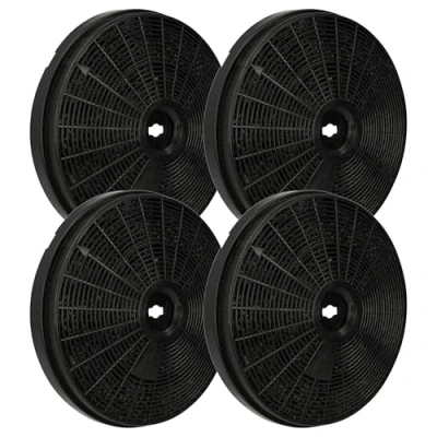 Image of vhbw 4x Activated Carbon Filter Replacement for Gorenje 127024 Cooker Hood 20 cm