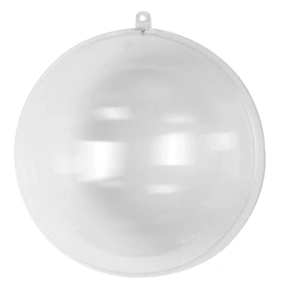 Image of Rayher Hobby Clear Fillable Plastic Ball for Seasonal Crafts, Transparent Hanging Ball, Two Part Bauble Crafting and Decoration, diameter 20cm, 3945737