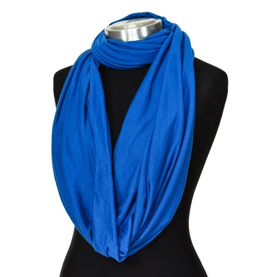 Image of Buff Infinity collar for smooth face and neck 59700 unisex Blue viscose One Size