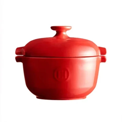 Image of Emile Henry Burgundy Rice Pot 2.5L