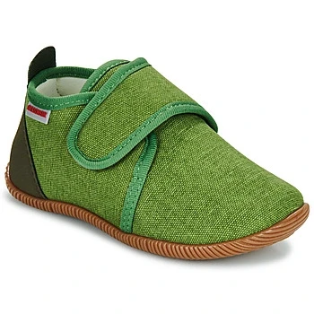 Image of Giesswein Unisex Kid&#039;s Strass Slim Fit High Slippers, Grass, 4 UK Child