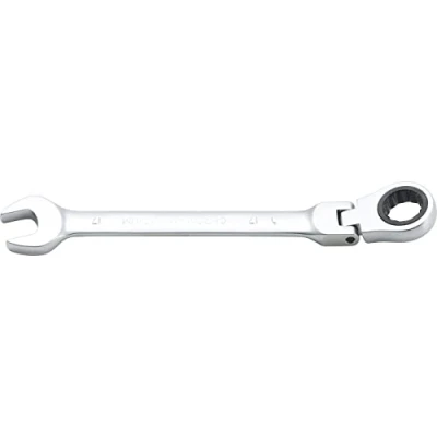 Image of BGS 6717 Ratchet Combination Wrench adjustable 17 mm