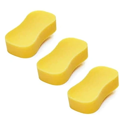 Image of ZALE YARDLEY Jumbo Car Sponges Wash Sponge Extra Absorbent Washing Cleaning Valet Care Soft Exterior &amp; Window (3pc)