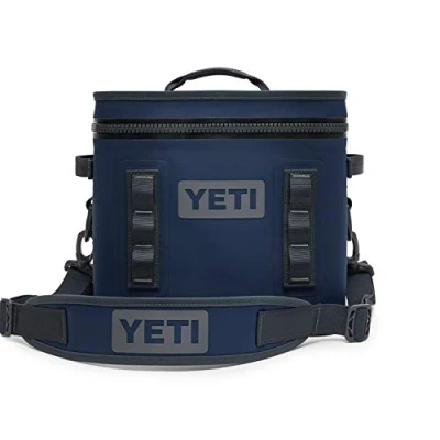 Image of YETI Hopper Flip Portable Soft Cooler, Navy, 12