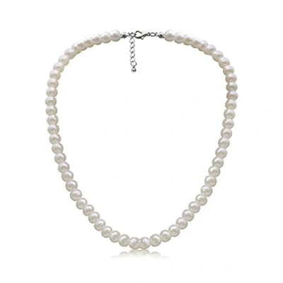 Image of Imitation Pearl Necklace for Women Vintage Beaded Choker Everyday Wear, Fancy Dress, Wedding Brides Jewellery, Costume one size (DV0123)