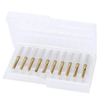 Image of 10pcs 1/8 inch Carbide End Mills Square Nose Mill Cutters PCB CNC Engraving Router Bits