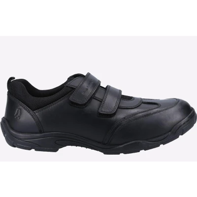 Image of Hush Puppies ALEC School Shoe Senior 2 Uniform, Black, 7 UK
