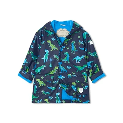Image of Hatley Boy&#039;s Printed Raincoat, Sharptooth Rex, 8 Years