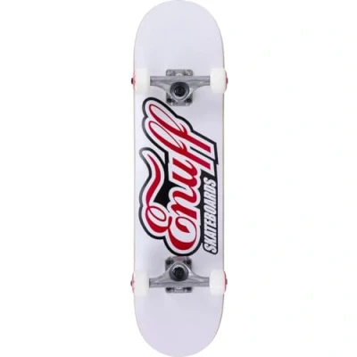 Image of Enuff Skateboards Classic Logo Skateboard, Unisex Adult, White (White), 7.75&quot;