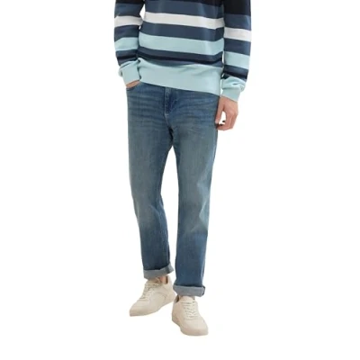 Image of TOM TAILOR Men&#039;s 1042340 Josh Regular Slim Jeans, 10113 Clean Mid Stone Blue Denim, 31 W/34 L