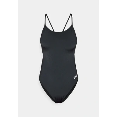 Image of Arena LACE BACK Solid Swimsuit, Women&#039;s, Size: 6, Black/white