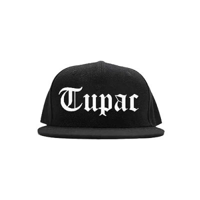 Image of Tupac Baseball Cap 2pac All Eyez Official Black Snapback One Size
