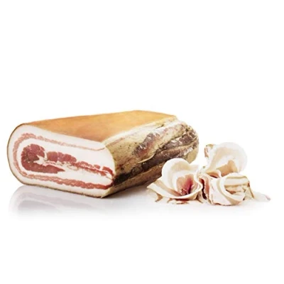 Image of Pancetta Steccata, battened Bacon, Slice, Salumi Pasini, 500 gr