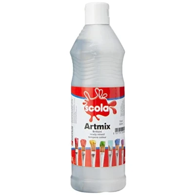 Image of Scola Artmix 600ml single metallic colour (silver)