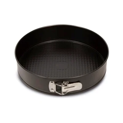 Image of FORMEGOLOSE™, Springform 1 base 22 cm, made of steel with double layer non stick coating, Black Colour