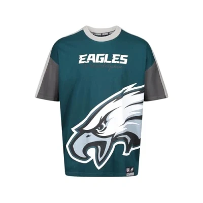 Image of Recovered Philadelphia Eagles Cut and Sew Navy Oversized T Shirt