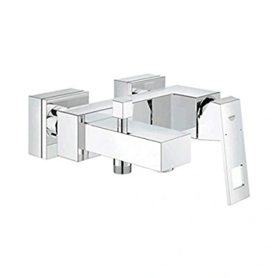 Image of GROHE Eurocube Single Lever Bath/Shower Mixer 1/2&quot; Chrome 23140000