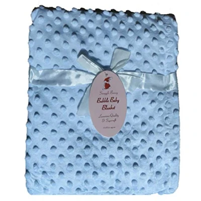 Image of Victoria London Baby Bubble Blanket (Blue)