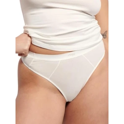 Image of Sloggi Women&#039;s EVER Ease String Underwear, Silk White, XXL