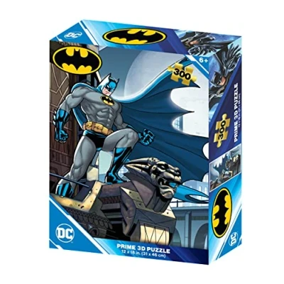 Image of PRIME 3D DC Comics Batman Lenticular Jigsaw Puzzle 46cm x 31cm 300 pcs Games &amp; Puzzles Ages 6+
