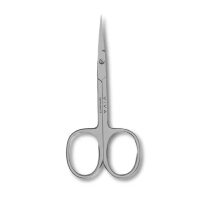 Image of Professional Stainless Steel Cuticle Scissors, Sharp Pointed, Manicure and Pedicure Tools Dead Skin Beauty Scissors for Trimming Eyebrows, Nose Hair, Finger &amp; Toe Nail Care (Classic Curved)