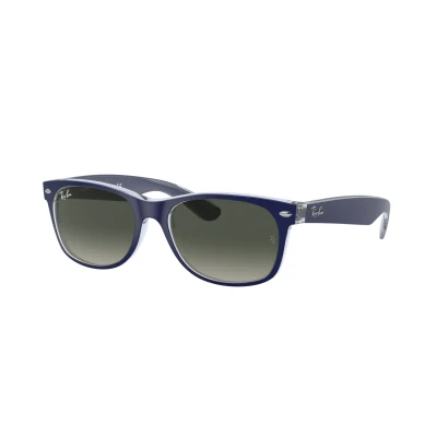 Image of Sunglasses Ray ban Rb2132 new wayfarer col. 605371 Unisex Square Blu